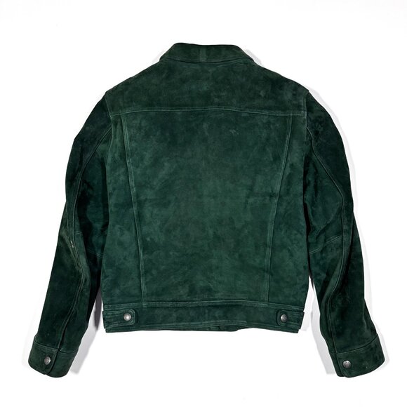 TOM FORD Suede Western Jacket Emerald Green Size 54 - Picture 3 of 12